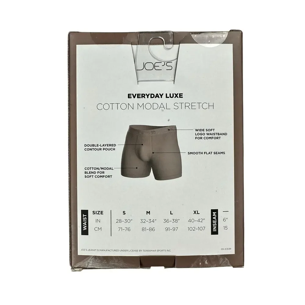 Joe’s Jeans Cotton Modal Stretch Boxer Briefs 4 Pk - Small